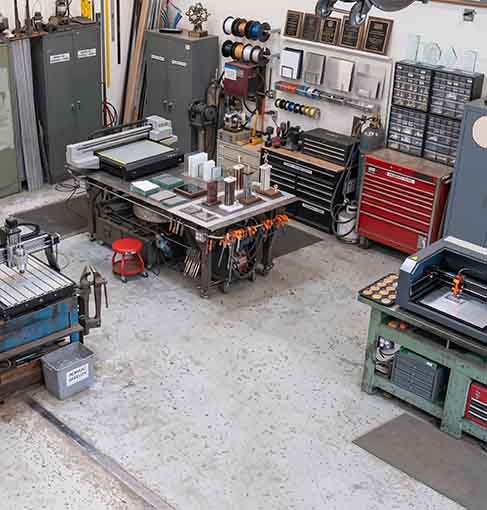 trophy production workshop